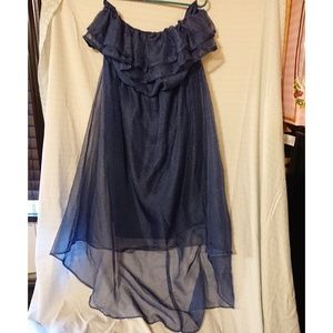 NWT Strapless Highlow